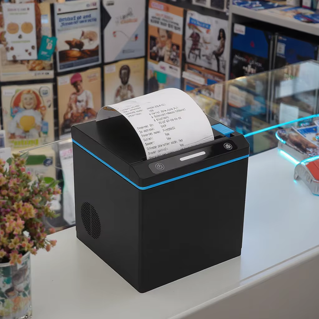 80mm Auto Cutter High Speed POS Receipt Printer Wireless BT Thermal Printer Usb Lan Rs232 Compatible Thermal Printer