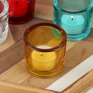 キャンドルホルダーカップタンブラー80Ml小型クリアカラーガラス香り付きキャンドルホルダー - Product Image 4