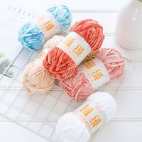 Yarncrafts anneau filé crochet chenille fil épais polyester tricot fil pour tricoter à la main sacs poupées couvertures