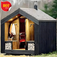 Prix d'usine Cabine de sauna à vapeur traditionnel pour 3-4 personnes Sauna de jardin Sauna extérieur