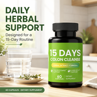 Complément Nutritionnel Quotidien à Base de Plantes en Capsules avec Psyllium et Aloe Vera, Végétalien, Marque Privée OEM