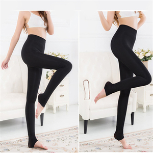 Leggings caldi da donna invernali <span class=keywords><strong>in</strong></span> <span class=keywords><strong>velluto</strong></span> tinta unita a vita alta Sexy 200g Leggings <span class=keywords><strong>in</strong></span> pile addensato - Product Image 6