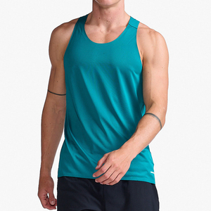 Men Sportswear Factory Running <strong>Vest</strong> Soft Ventilation Gym Training Workouts <strong>Racer</strong> <strong>Back</strong> Mesh Tank <strong>Top</strong> - Product Image 1