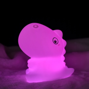 Lámpara Nocturna Infantil de <span class=keywords><strong>Dinosaurio</strong></span> con USB Recargable, LED Blanco Cálido, Control Táctil, Tamaño Mini para Mesita de Noche - Product Image 5