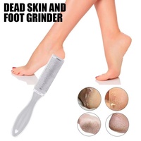 Peau morte dure enlever le plastique Transparent pied râpe fichier pédicure épurateur callosités exfoliant râpe outil outils