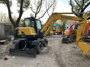 Excavadora de orugas HYUNDAI 60W-7 6Ton usada con componentes de caja de cambios central que llevan SK75 SK130 - Product Image 2