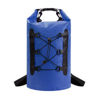 Tas Kering Anti Air Laris Manis, Cocok untuk Hiking, Kayak, Berperahu, Memancing, Berkemah, Bahan PVC, Dilengkapi Pegangan Web dan Tali Bahu, Tempat Ponsel, untuk Pria Wanita