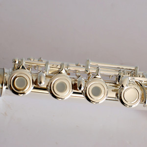 <span class=keywords><strong>Flauta</strong></span> de rendimiento de 16/17 agujeros chapada en plata profesional al por mayor instrumentos de viento de diseño abierto - Product Image 4