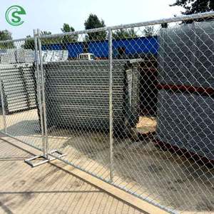 Alta calidad 6 X12 pies Construcción soldada Valla temporal comercial portátil - Product Image 4