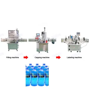 CE good quality pet bottle automatic filling and capping machine for milk nutrient solution/herbal tea