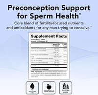 Comprimés de soutien à la fertilité masculine, 180 unités, Zinc, Sélénium, Vitamine E, L-Carnitine, Acide folique, CoQ10, OEM ODM, Fabrication sur mesure