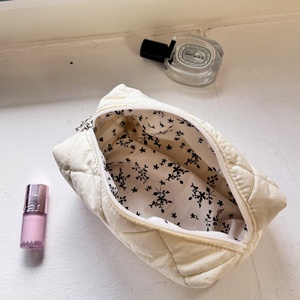 กระเป๋าเครื่องสำอางทำจากผ้าฝ้ายลายต่างๆพิมพ์8นิ้วทั้งด้านในและด้านนอก - Product Image 6