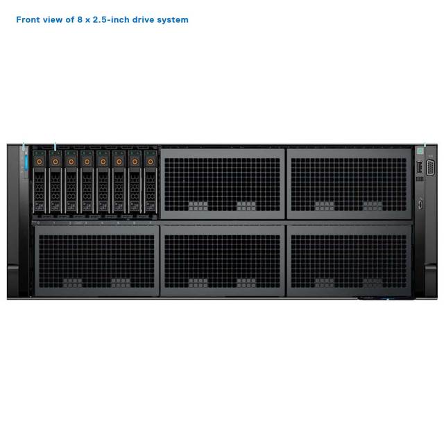 Factory Wholesale R960 Rack R760 R860 Chassis (8x 2.5" NVMe) 64 DDR5 RDIMM Slots 16TB Max Memory GPU Server Pc System Server