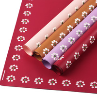 Fournitures pour fleuristes fantaisistes, papier d'emballage pour bouquets floraux, imperméable, motif floral