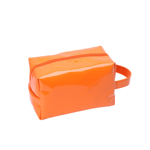 2024 Hot Bán Da PU Du Lịch Trang Điểm Túi Thêu Biểu Tượng Tùy Chỉnh Mỹ Phẩm Pouch Công Suất Lớn Vệ Sinh Cá Nhân Make Up Túi - Product Image 5