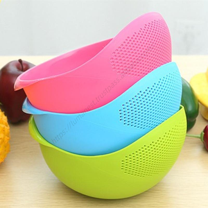 En gros WHY336 Ustensiles de cuisine en plastique de qualité alimentaire, passoire à riz, passoire de nettoyage, accessoires de cuisine, panier passoire égouttoir - Product Image 5