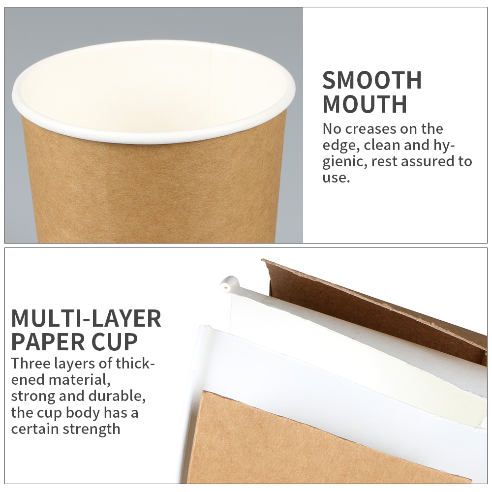 Disposable Eco Friendly bio-degradable Double Wall Paper Cup Coffee Cup For Coffee