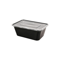Boîte en plastique transparente rectangulaire jetable personnalisable pour emballages alimentaires à emporter