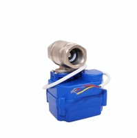 Vanne à bille électrique CWX-60P 6nm DN15 1/2'' DN20 3/4'' DC5V 12 Volt, vanne à commande électrique à 2 voies CWX-15N, mini-vanne à commande électrique