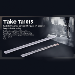 Foret universel en carbure Ttake Ta1015, 4 plaquettes de guidage, revêtement Nano TiAlN, pour usinage de trous profonds - Product Image 3