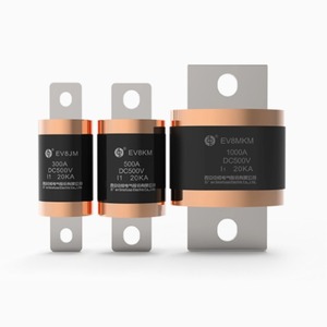 Fusible de Alta Corriente Sinofuse EV8JM Cerámico 150A-300A DC500V 20kA para Autobús Eléctrico, Paquete de Baterías ESS, Vehículo Eléctrico - Product Image 4