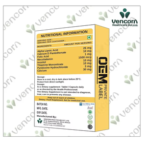 Capsules et comprimés Neuro Care, formule à base de plantes, fabrication en marque blanche OEM, fabrication par tiers, approvisionnement en gros - Product Image 5