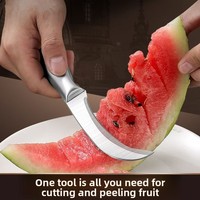 Volledig stalen geïntegreerde ananassnijder, multifunctionele fruit- en groenteschiller, speciaal mes, 2-delige fruit- en groentegereedschap