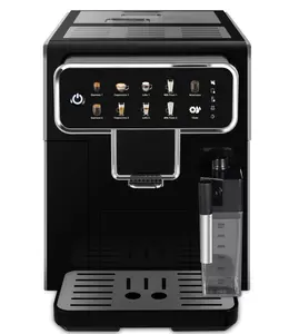 पेशेवर टच स्क्रीन डिस्प्ले वाणिज्यिक स्वचालित वन टच कैप्पुकिनो एस्प्रेसो कॉफी मेकर मशीन