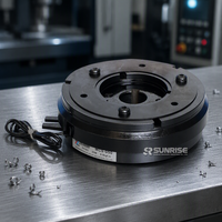 Embrayage électromagnétique MCS-1-015 DC 24V 15NM pour moteur, embrayage de moteur à arbre de 15 mm, installation à bride pour machines textiles