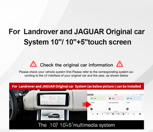 Caja decodificadora de Android para Land Rover Range Rover Velar 2019-2020 Interfaz inalámbrica táctil CarPlay Android Auto Pantalla Completa GPS - Product Image 2