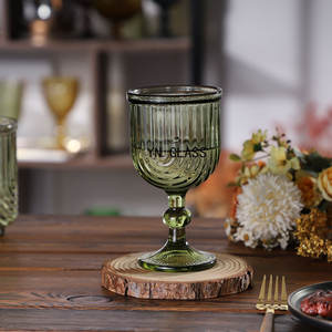 แก้วไวน์แบบยุโรปขนาดพกพาสีเขียวแก้วหนาสำหรับงานแต่งงานสำหรับแก้วแชมเปญ - Product Image 6