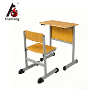 Meubles de classe écologiques en contreplaqué moderne, bureau d'apprentissage pour enfants, table d'étude ergonomique pour la maison, le bureau et la chambre