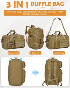 Factory <b>Men</b> 3-in-1 Tactical <b>Gym</b> Travel Backpack Tactical Outdoor <b>Bag</b> with Shoe Compartment Fashionable Tactical Weekender - Product Image 3
