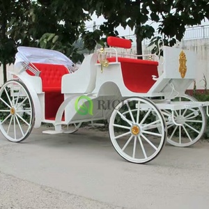 इलेक्ट्रिक वेडिंग हॉर्स कैरिज वाहन वाहन वाहन वाहन की टायर बैटरी संचालित खिलौना घोड़ा गाड़ी - Product Image 4