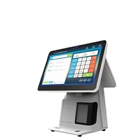 Système de point de vente tactile capacitif 15,6 pouces en gros avec imprimante thermique, Wi-Fi, Bluetooth, i5, 8 Go, 256 Go pour caisses enregistreuses de magasins