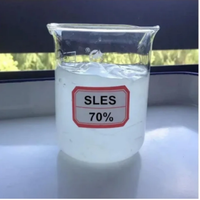 Vente directe usine SLES 70 Sodium Lauryl CAS 68585-34-2 Matières premières détergentes de qualité alimentaire Produits chimiques polyvalents