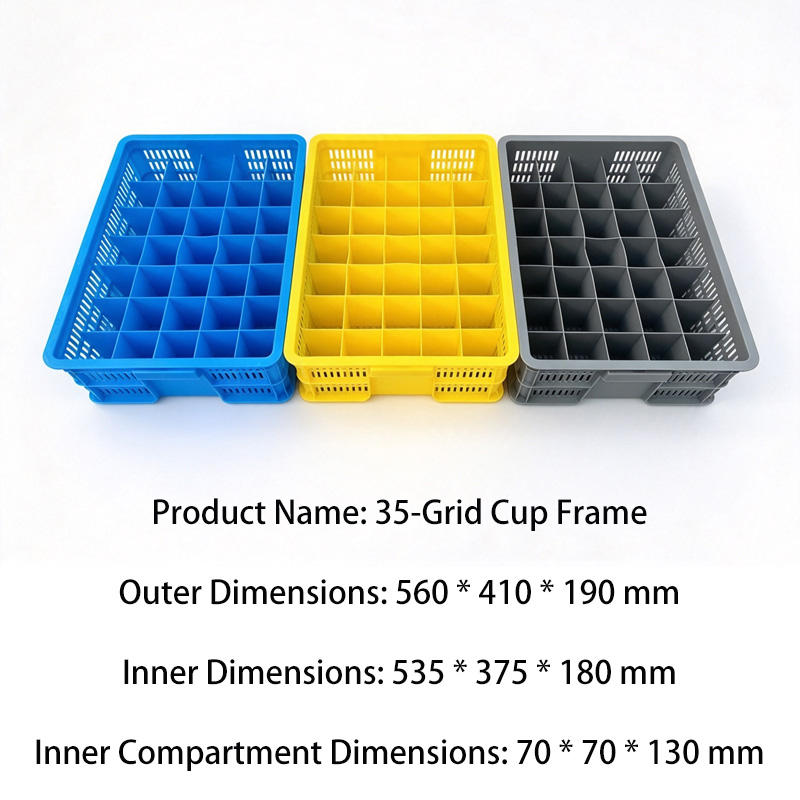 Togo Rack Divided Basket Glassware Drying Rack for Kitchen Storage Stackable ...