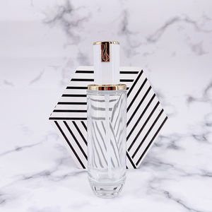 ขวดแก้วเครื่องสำอางที่มีฝาเกลียวและพิมพ์หน้าจอสำหรับขวดครีมชุดดูแลผิว - Product Image 4