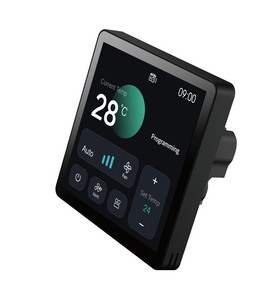 SASWELL Smart EC <span class=keywords><strong>Fan</strong></span> Coil Termostato con 0 ~ 10V/ONOFF <span class=keywords><strong>Control</strong></span>, 2/4 Sistema de tuberías, Tarjeta de habitación, para hoteles, edificios - Product Image 1