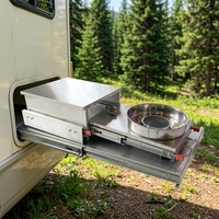 Accessoires de caravane de haute qualité Xuhe, cuisinière à gaz à deux brûleurs en aluminium pour caravane, camping-car