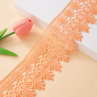 Ruban de dentelle de Venise large de 8,5 cm, dentelle florale brodée pour la couture, l'artisanat, l'embellissement de robes de mariée