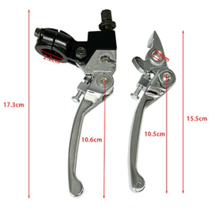 Leviers de frein et d'embrayage pliables de 22 mm, compatibles avec les motos de cross Pit Dirt Bike Stomp Demon X WPB <span class=keywords><strong>Orion</strong></span> M2R CRF KLX BBR ATV <span class=keywords><strong>Motocross</strong></span>, pièces pour guidon de 7/8 pouces - Product Image 6