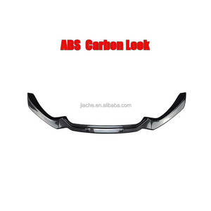 Alerón frontal de apariencia de carbono, accesorio de tres secciones para <span class=keywords><strong>BMW</strong></span> serie 1, F20, F21, <span class=keywords><strong>M135</strong></span>, M140i, M Sport, 2015 ~ 2019, negro brillante, parachoques delantero - Product Image 2