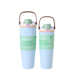 <b>Insulated</b> Stainless Steel Tumbler 30oz 40oz Leak Proof Travel <b>Mug</b> With Straw Car Cup Holder Friendly - Product Image 4