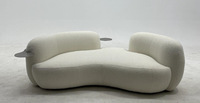 Ensemble de Meubles de Salon de Villa Américaine de Luxe, Design Moderne, Tête de Lit en Bois, Canapé et Chaises Trône pour Décoration d'Intérieur Haut de Gamme