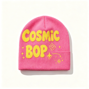 Bonnet en tricot côtelé personnalisé avec revers, broderie ACE et impression numérique, chaud pour l'hiver, idéal pour les voyages, vente en gros - Product Image 4