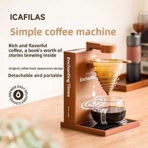 Cafetera de Goteo Estilo Americano de Diseño Original <span class=keywords><strong>para</strong></span> Comercio Exterior, Uso Doméstico, Compacta, Desmontable, de Plástico, Estilo Creativo - Product Image 3