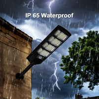 Réverbère solaire à capteur radar professionnel, ABS étanche IP65 avec télécommande pour parc