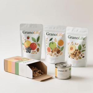 ถุงบรรจุอาหารออร์แกนิกบรรจุอาหารถุงซิปล็อกเปิดปิดได้พิมพ์ลายได้เป็นมิตรต่อสิ่งแวดล้อม - Product Image 5