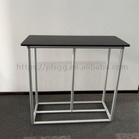 Tables promotionnelles pliables personnalisées avec porte-clés, supports portables pour cabines photo de mariage et lieux événementiels